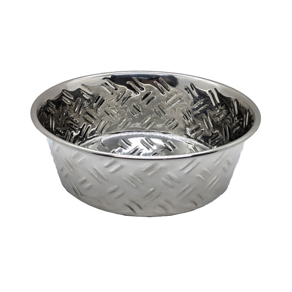 Spot Criss-Cross Stainless Steel No-Skid Dog Bowl - 32 oz