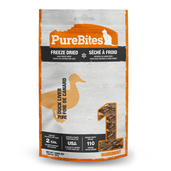 PureBites Freeze-Dried Cat Treats - Duck Liver - 1.05 oz