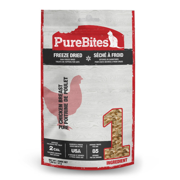 PureBites Freeze-Dried Cat Treats - Chicken Breast - 1.09 oz