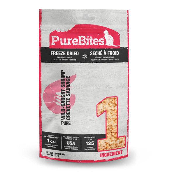 PureBites Freeze Dried Pure Cat Treats - Wild-Caught Shrimp - .8 oz
