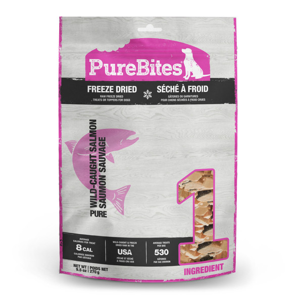 PureBites Freeze Dried Pure Dog Treats - Salmon - 9.5 oz