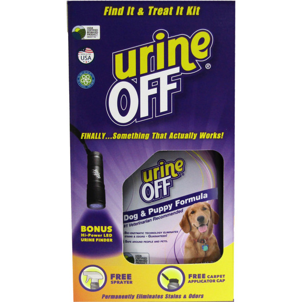 Urine Off Dog & Puppy Find It Treat It Kit - 500 Ml