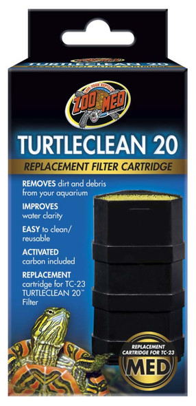 Zoo Med TurtleClean 20 Replacement Filter Cartridge - MD