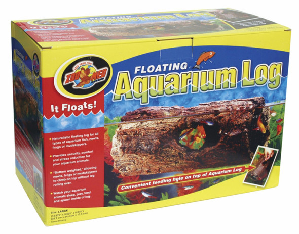 Zoo Med Floating Aquarium Log - Brown - LG