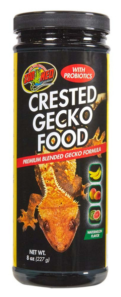 Zoo Med Crested Gecko Food Premium Blended Watermelon Dry Food - 8 oz