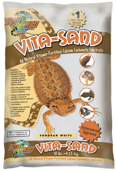 Zoo Med Vita-Sand Substrate - Sonoran White - 10 lb