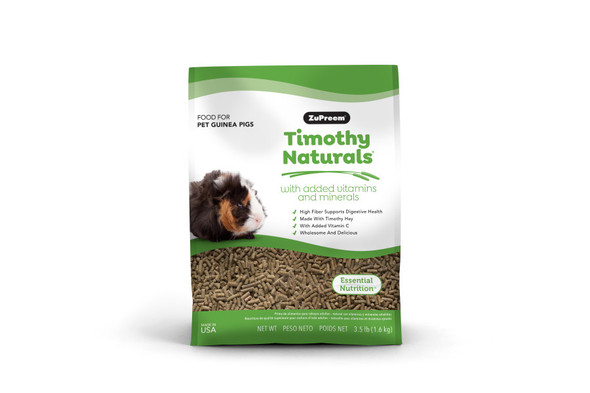 ZuPreem Timothy Naturals Guinea Pig Food - 3.5 lb