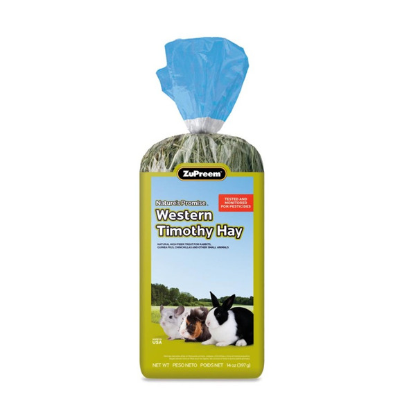 ZuPreem Nature's Promise Western Timothy Hay for Small Animals - 14 oz