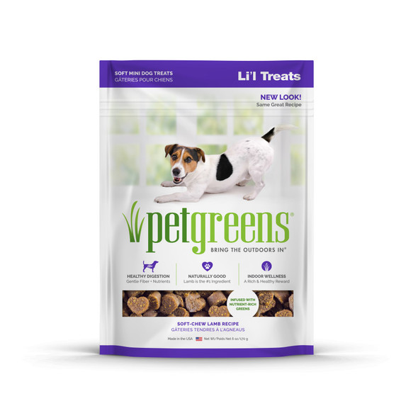 Pet Greens Li'l Treats Soft Mini Dog Treats - Lamb - 6 oz