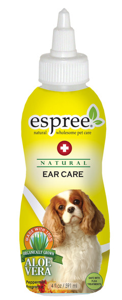 Espree Natural Ear Care Cleaner for Dogs with Aloe Vera Peppermint Scent 4oz - 4 oz