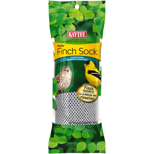 Kaytee Wild Bird Food Nyjer Finch Sock Instant Feeder - 13 oz