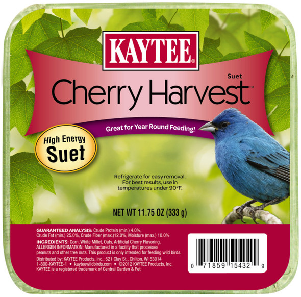 Kaytee Cherry Harvest High Energy Suet - 11.75 oz - 3949