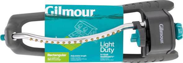 Gilmour Light Duty Plastic Oscillator Sprinkler - 3000 Sq Ft