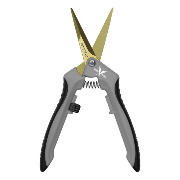 Piranha Pruner Trimming Scissors - Curved Titanium Blade