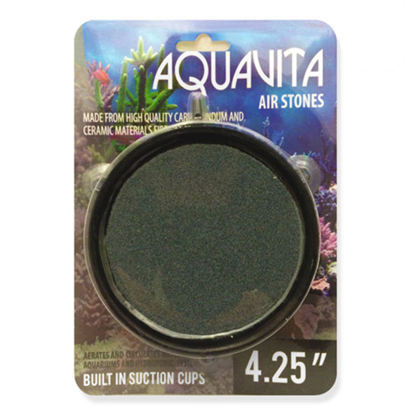 Aquavita 4.25'' Round Air Stone with Suction Cups