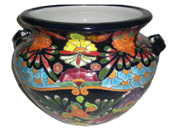 Talavera Michoacana Pot - 14 in - 0348