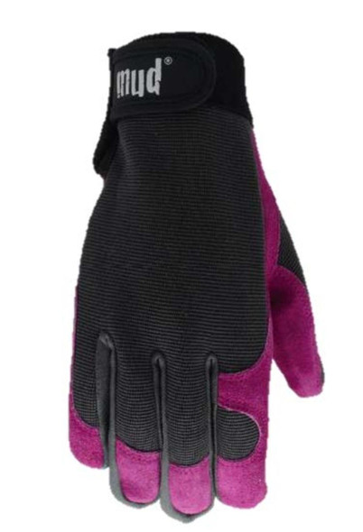 Mud Mud Women's Hi Dex Goatskin Leather Palm Gloves - MD - 6930