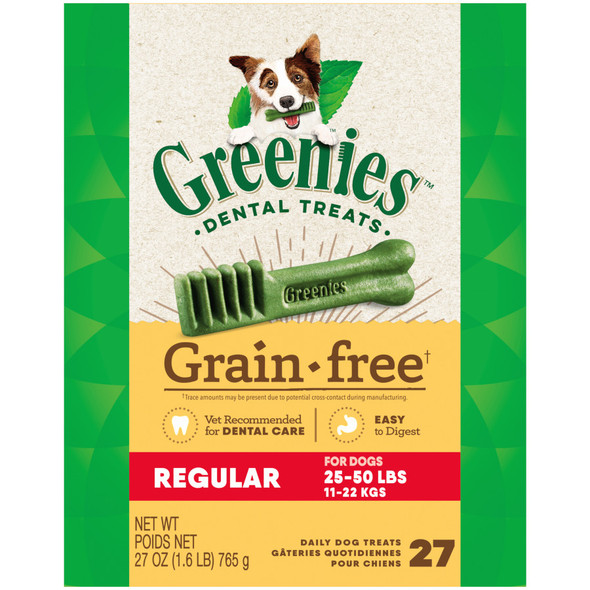 Greenies Grain Free Dog Dental Treats - Original - 27 oz - 0465