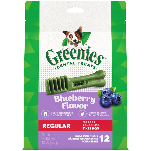 Greenies Dog Dental Treats - Blueberry - 12 oz - 0481