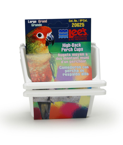 Lee's Aquarium & Pet Products High-Back Perch Cup - Assorted - LG - 0625