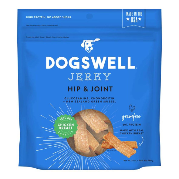 Dogswell Hip & Joint Grain-Free Jerky Dog Treat - Regular - 9231