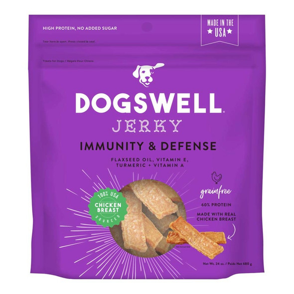 Dogswell Immunity & Defense Grain-free Jerky Dog Treat - Regular - 9249