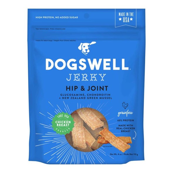 Dogswell Hip & Joint Grain-Free Jerky Dog Treat - Regular - 9267