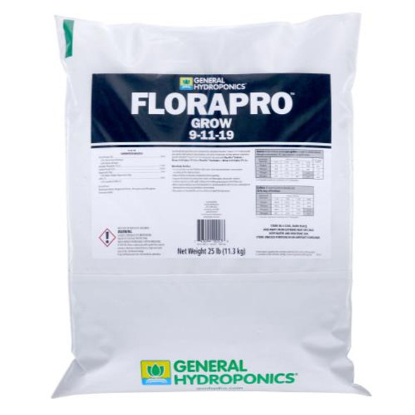 General Hydroponics FloraPro Grow Soluble 25 lb bag (80/Plt) - 8006