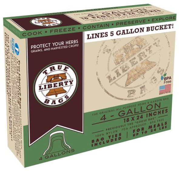 True Liberty 4 Gallon Bags 18 in x 24 in (10/pack) - 4514