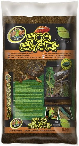 Zoo Med Eco Earth Loose Coconut Fiber Substrate 24 Quarts