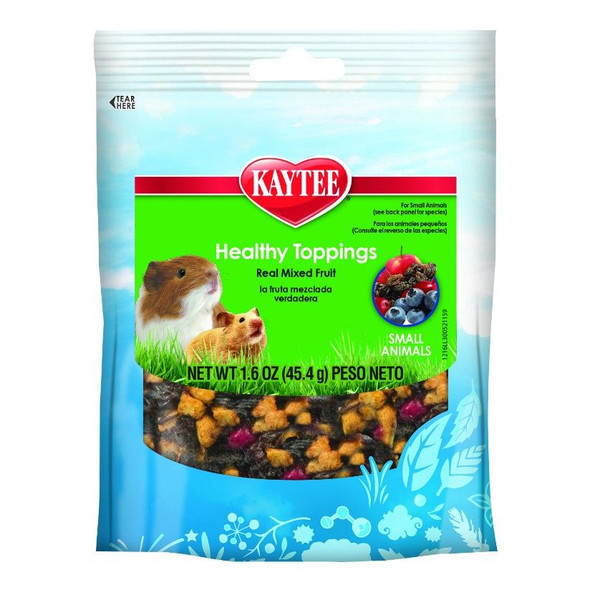 Kaytee Fiesta Healthy Toppings Mixed Fruit - Small Animals 1.6 oz