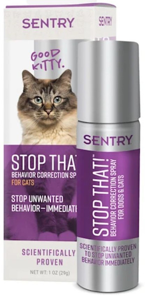 Sentry Stop That! Behavior Correction Spray for Cats 1 oz