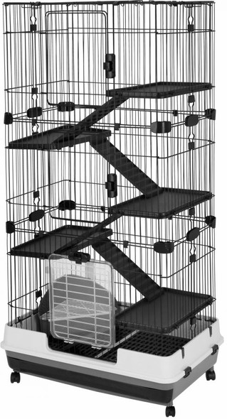 AE Cage Company Nibbles Deluxe 6 Level Small Animal Cage 32L x 21W x 60H 1 count