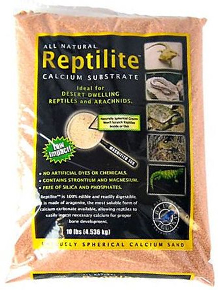 Blue Iguana Reptilite Calcium Substrate for Reptiles - Desert Rose 40 lbs - (4 x 10 lb Bags)