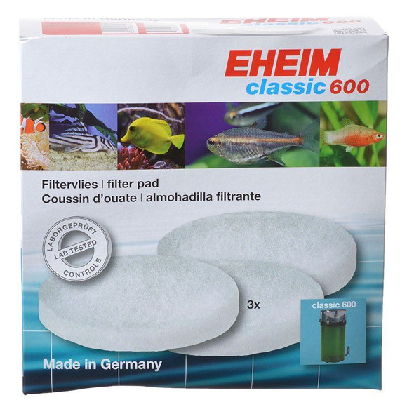 Eheim Classic 600 Fine Foam Filter Pad 3 Pack