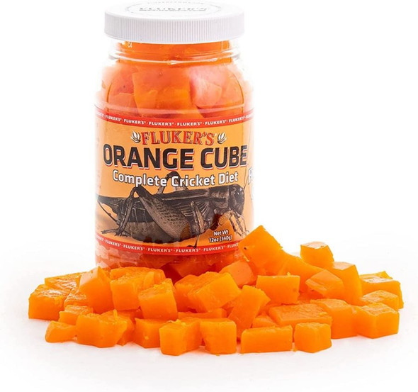 Flukers Orange Cube Complete Cricket Diet 12 oz