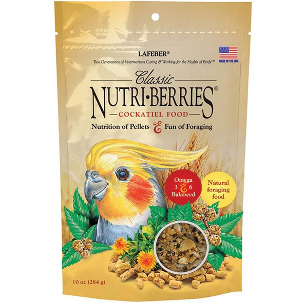 Lafeber Classic Nutri-Berries Cockatiel Food 10 oz