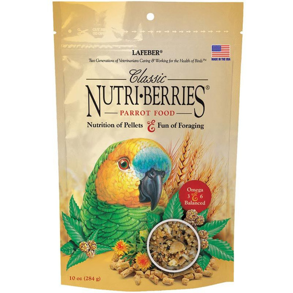 Lafeber Classic Nutri-Berries Parrot Food 10 oz