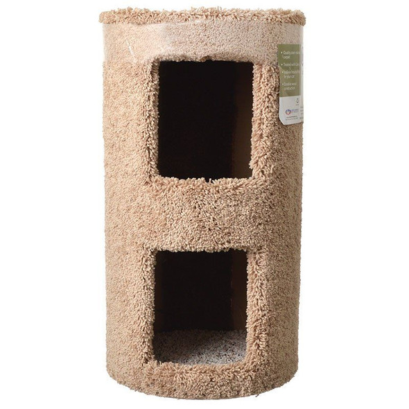 Classy Kitty 2 Story Cat Condo 13 Diameter x 24 High