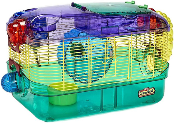 Kaytee CritterTrail One Level Habitat - Multi Colored 16L x 10.5W x 11H