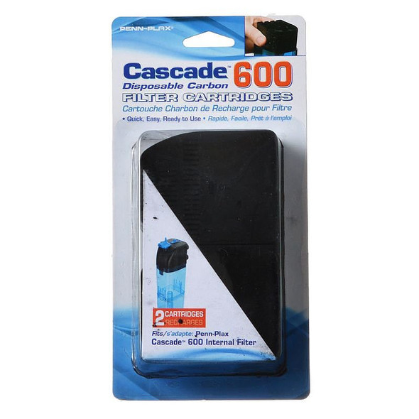 Cascade Internal Filter Disposable Carbon Filter Cartridges Cascade 600 (2 Pack)