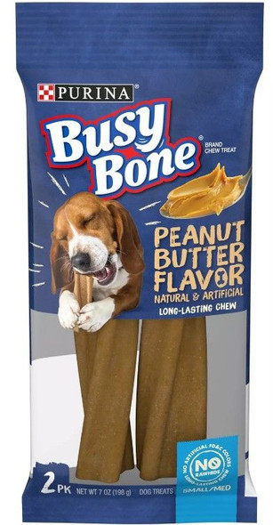 Purina Busy Bone Dog Chew Peanut Butter 7 oz