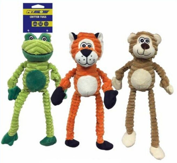 Petsport Critter Tug Dog Toy 1 Pack (Assorted Styles)