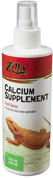 Zilla Calcium Supplement Food Spray 8 oz