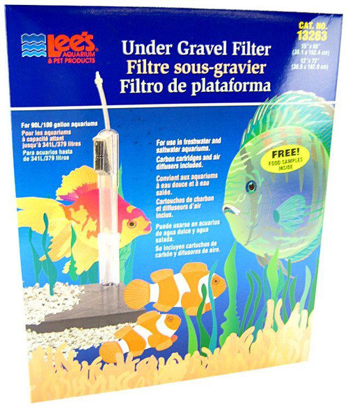Lees Original Undergravel Filter 60 Long x 15 Wide or 72 Long x 12 Wide (90-100 Gallons)