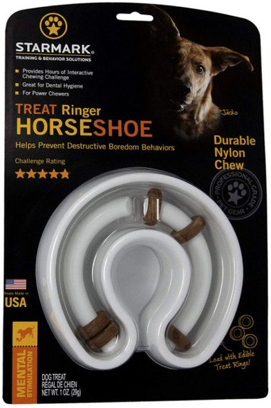 Starmark Horseshoe Ringer Treat Toy 1 count