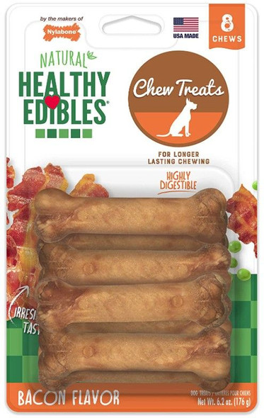 Nylabone Healthy Edibles Wholesome Dog Chews - Bacon Flavor - 9270