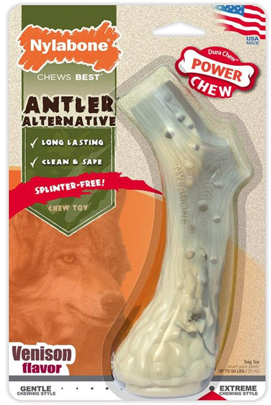 Nylabone Power Chew Antler Alternative Venison Flavor - 3666