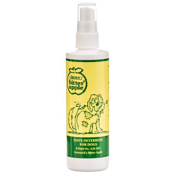 Grannicks Bitter Apple Deterrent for Dogs 8 oz Spray Bottle