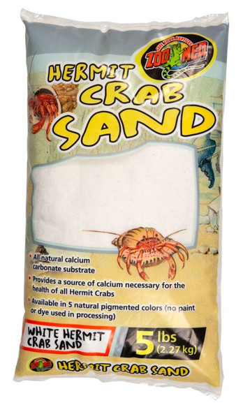 Zoo Med White Hermit Crab Sand 5 lbs